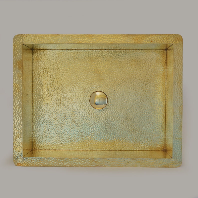 Moroccan Brass Kitchen & Bar Sink