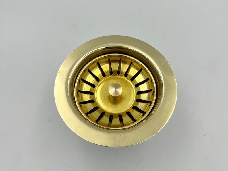 Unlacquered Brass Strainer Sink Drainer sink