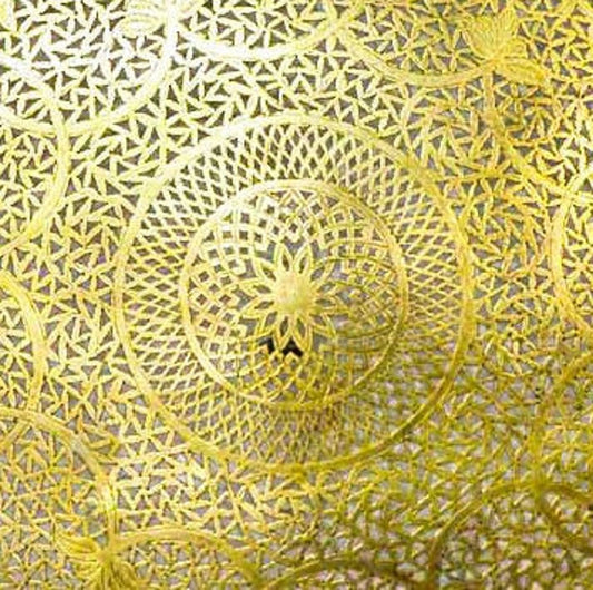 Hand-Engraved Unlacquered Brass Basin Mixer