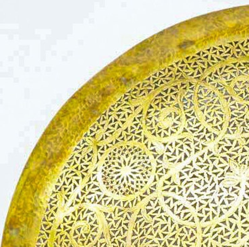 Hand-Engraved Unlacquered Brass Basin Mixer