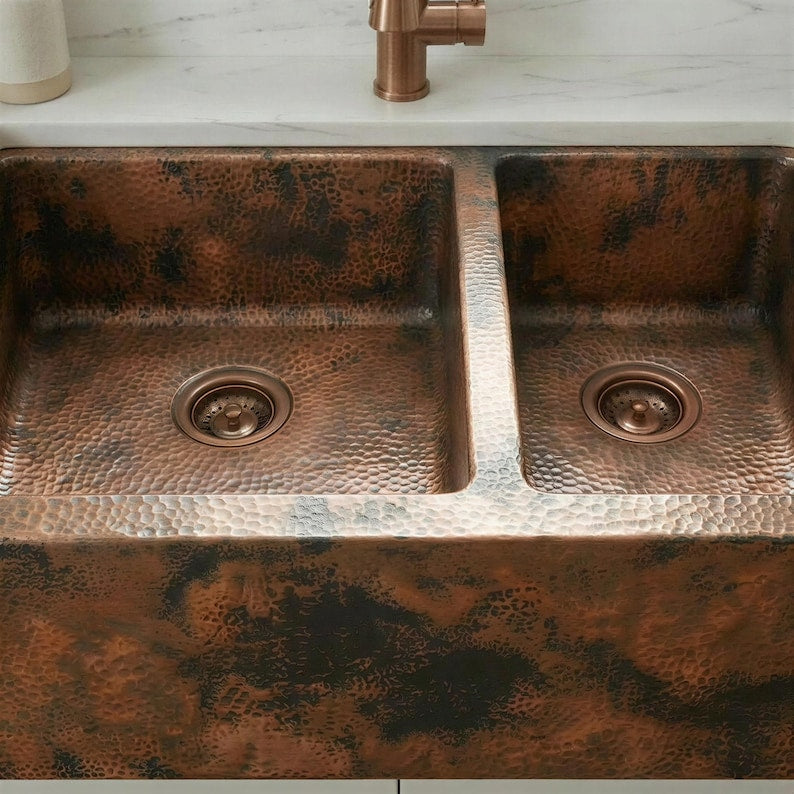 Artisan Copper Farmhouse Sink