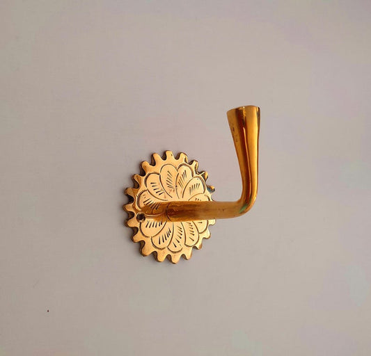 Handcrafted Moroccan Solid Brass Wall Hooks