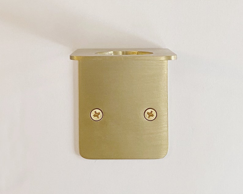 Handcrafted Wall-Mounted Pump Bottle Holder