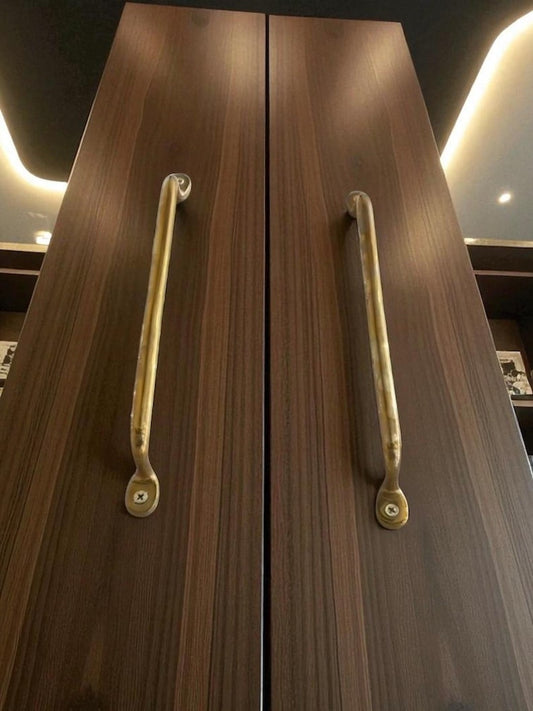 Unlacquered Solid Brass Cabinet Hardware Pulls