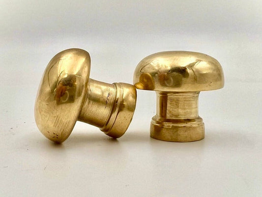 Set of Unlacquered Brass Knobs