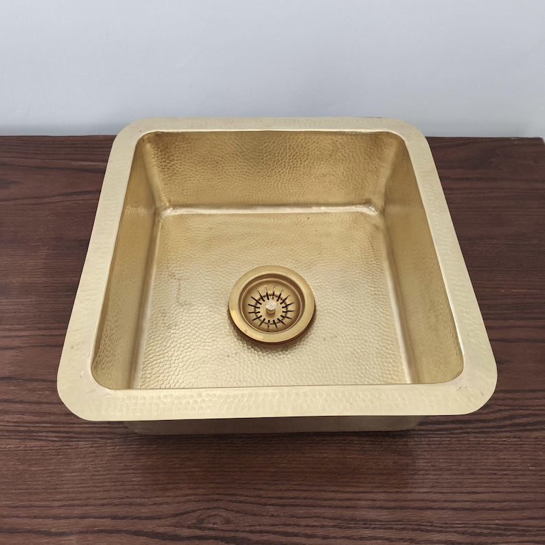 Moroccan Brass Kitchen & Bar Sink