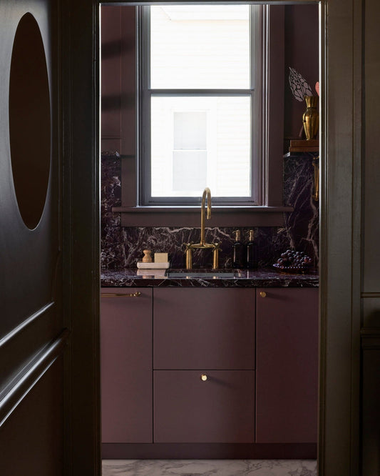 Widespread Brass Bathroom Faucet with Cross Handles