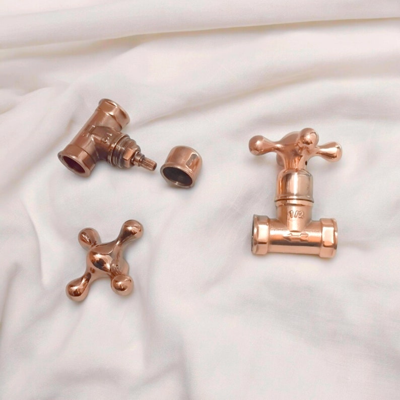 Vintage Cross Handle Stop Valve
