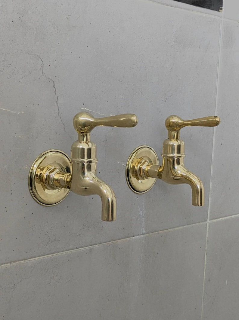 Polished Brass Wall Tap