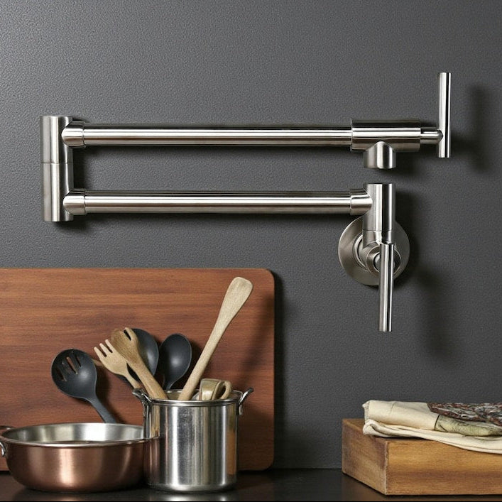 Wall-Mount Pot Filler Faucet