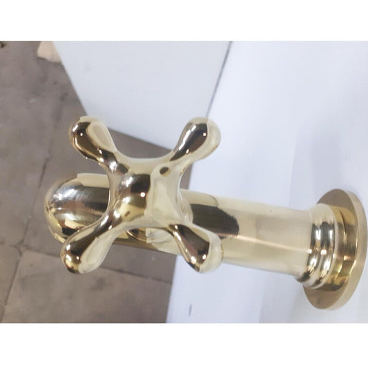 Polished Chrome Wall Mount Bathroom Faucet