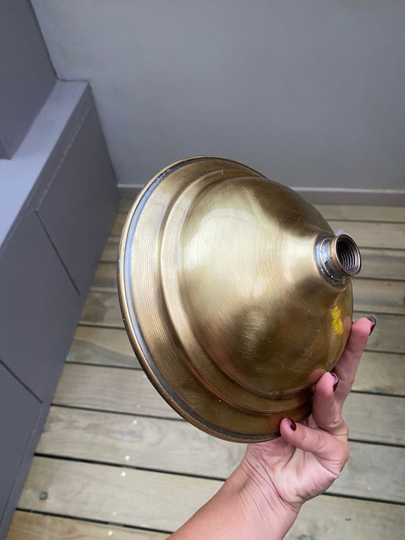 Antique Brass Exposed Rainfall Shower System