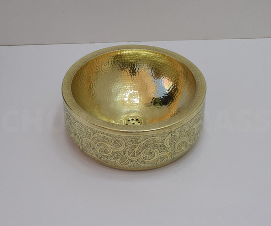 Polished Brass Swan Neck Vanity Tap