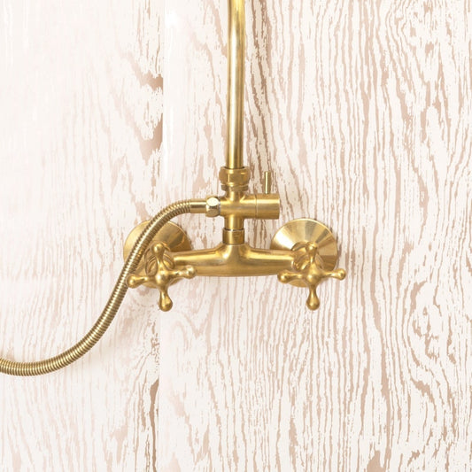 Handcrafted Moroccan Brass Shower System