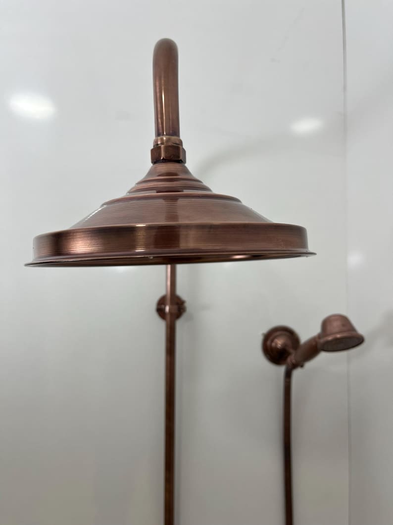 Modern Unlacquered Copper Concealed Set