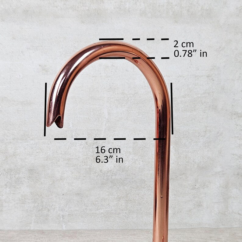 Polished Rose Copper Monobloc Faucet