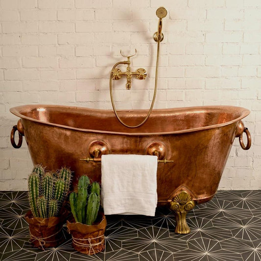 Artisan Unlacquered Brass Shower Collection