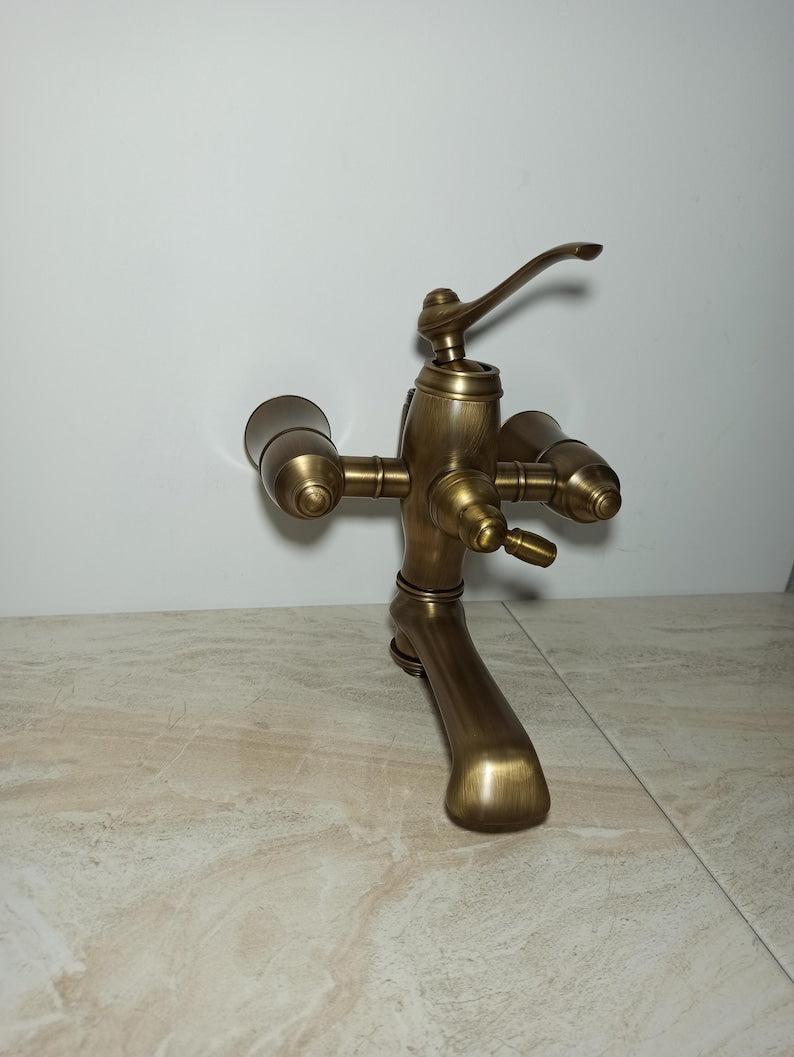 Luxury Antique Brass Handheld Shower Set