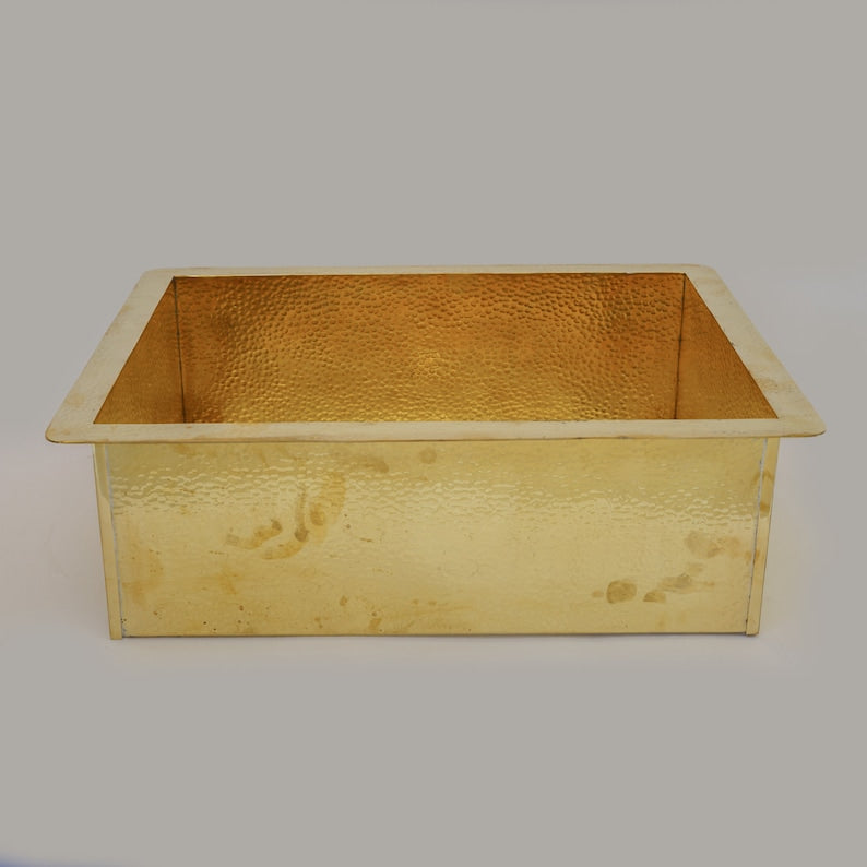 Moroccan Brass Kitchen & Bar Sink