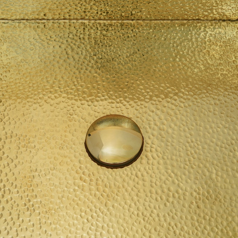 Moroccan Brass Kitchen & Bar Sink