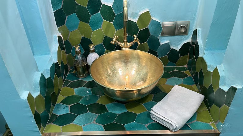 Artisan Distressed Brass Vessel Sink