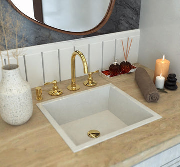 Artisan Widespread Brass Bathroom Faucet