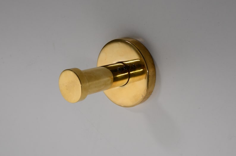 Unlacquered Brass Wall Hook