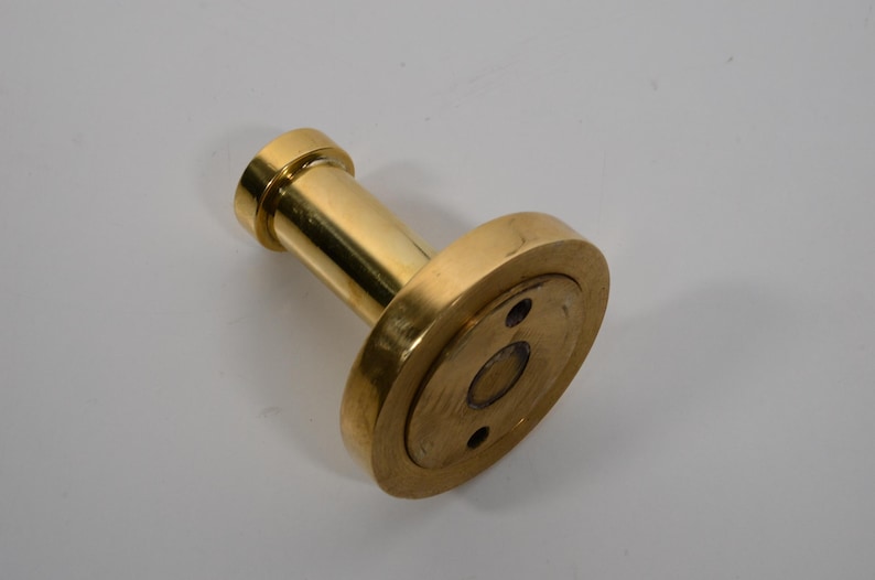 Unlacquered Solid Brass Wall Hook