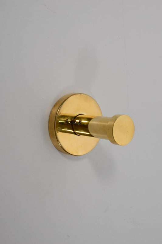 Unlacquered Brass Wall Hook