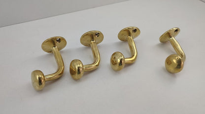 Unlacquered Solid Brass Wall Hook Coat Hook
