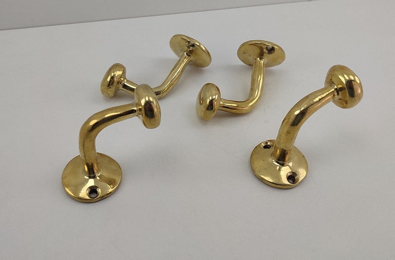Unlacquered Solid Brass Wall Hook Coat Hook