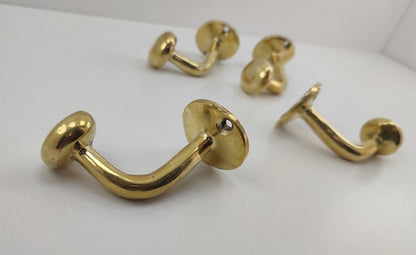 Unlacquered Solid Brass Wall Hook Coat Hook