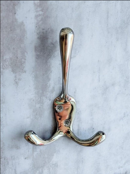 Antique Brass Triple Coat Hook