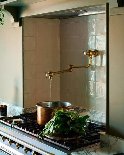 Artisan Geometric Ceramic Bowl Sink