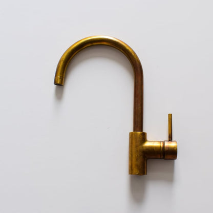 Unlacquered Brass Bathroom Faucet