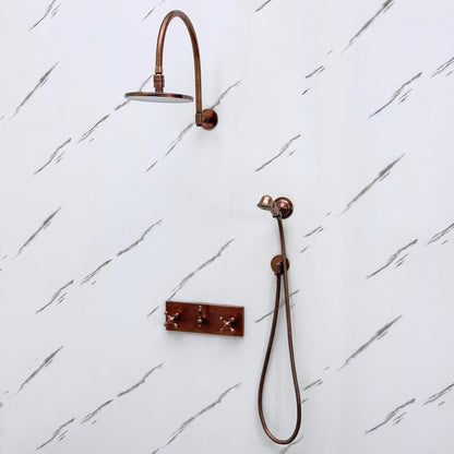 Hand-Forged Moroccan Copper Bathroom Suite