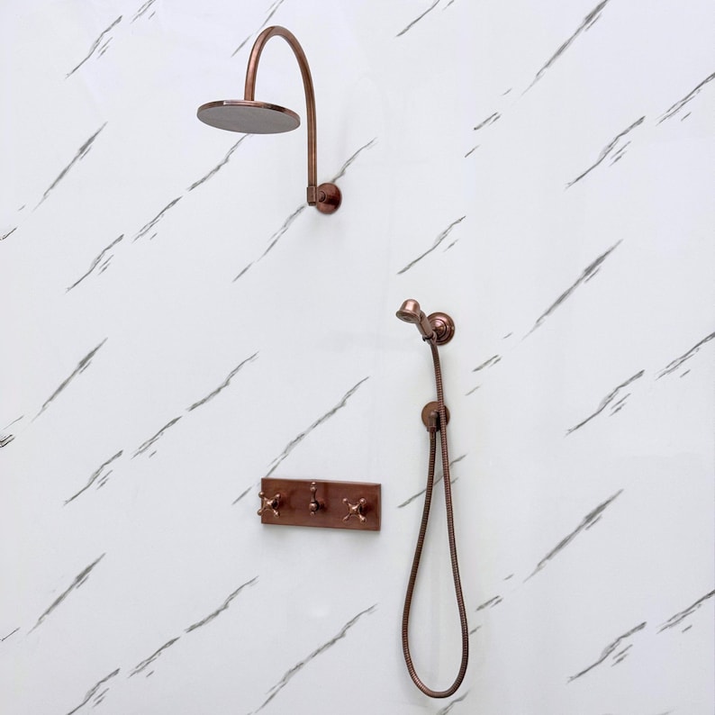 Hand-Forged Moroccan Copper Bathroom Suite