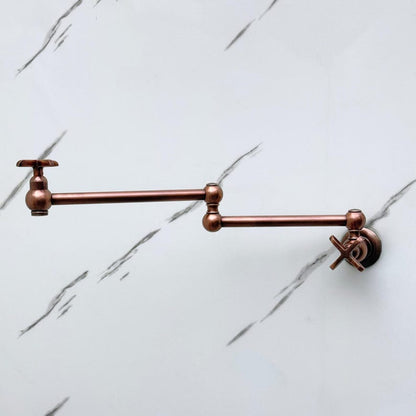 Antique Copper Wall Mount Pot Filler