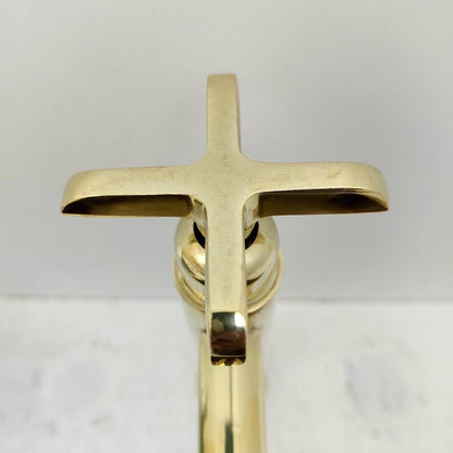 Tall Polished Brass Faucet