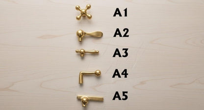 Moroccan Mosaic Brass Widespread Faucet