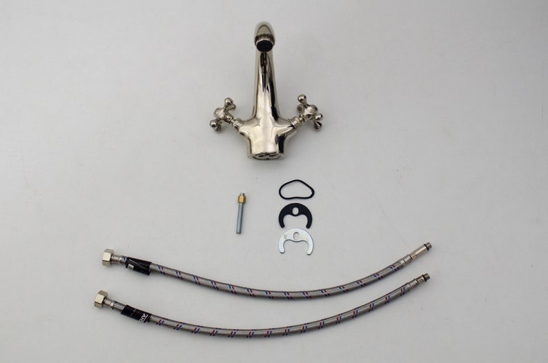 Polished Nickel Bathroom Faucet