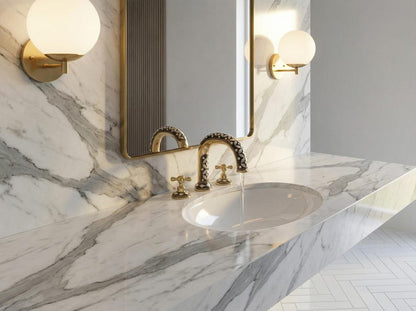 Moroccan Mosaic Brass Bridge Faucet