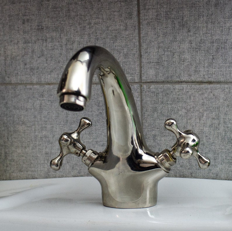 Polished Nickel Bathroom Faucet