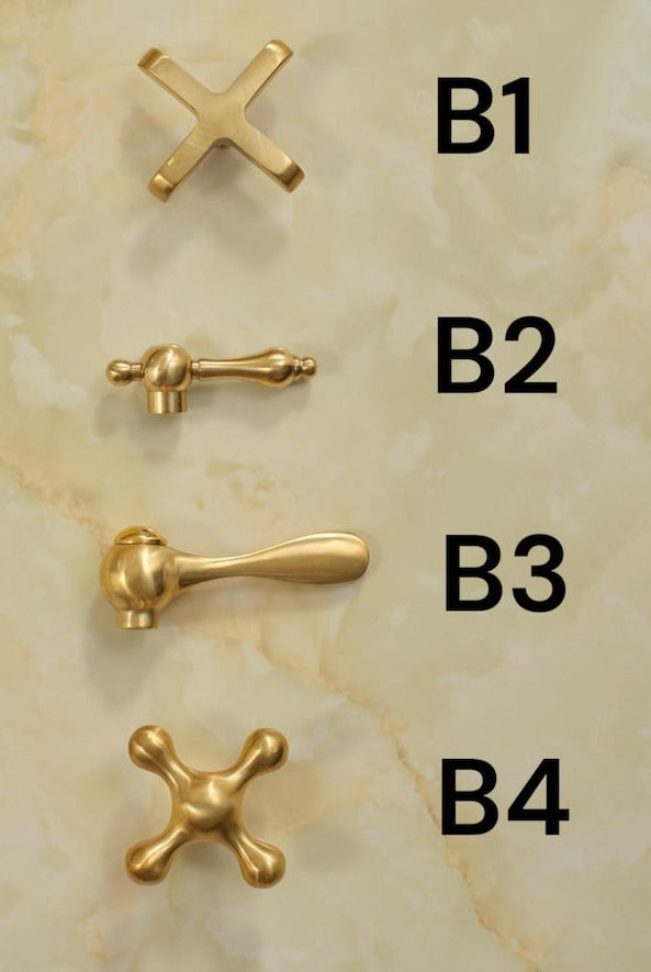 Unlacquered Brass Wall Mounted Pot Filler Faucet
