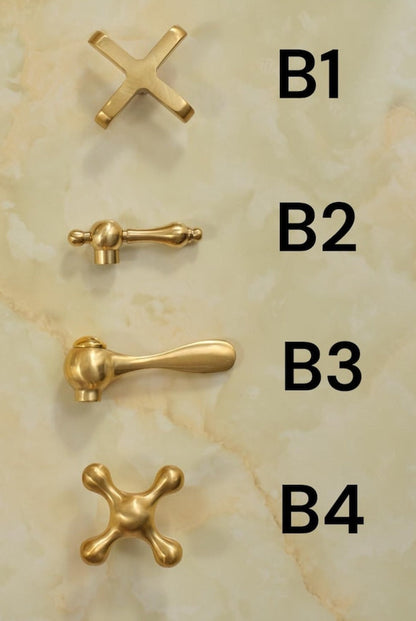 Unlacquered Brass Wall Mounted Pot Filler Faucet