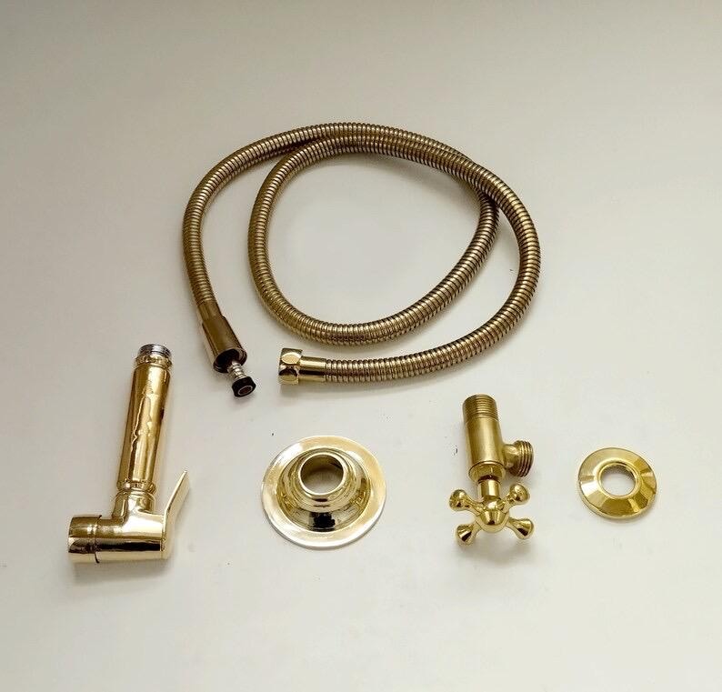 Luxury Solid Brass Bridge Kitchen Faucet