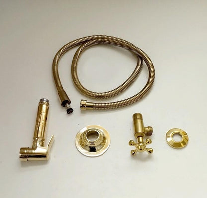 Luxury Solid Brass Bridge Kitchen Faucet