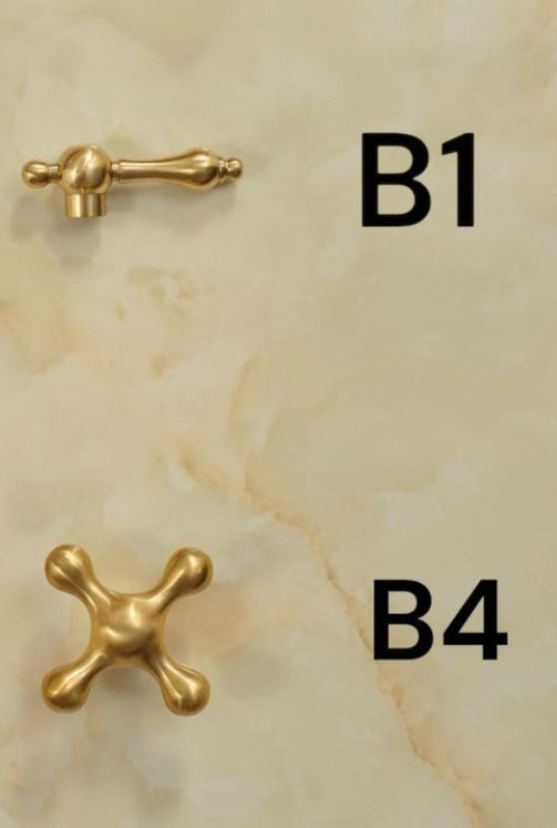 Vintage Unlacquered Brass Pot Filler Faucet