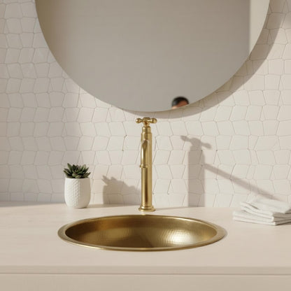 Tall Polished Brass Faucet