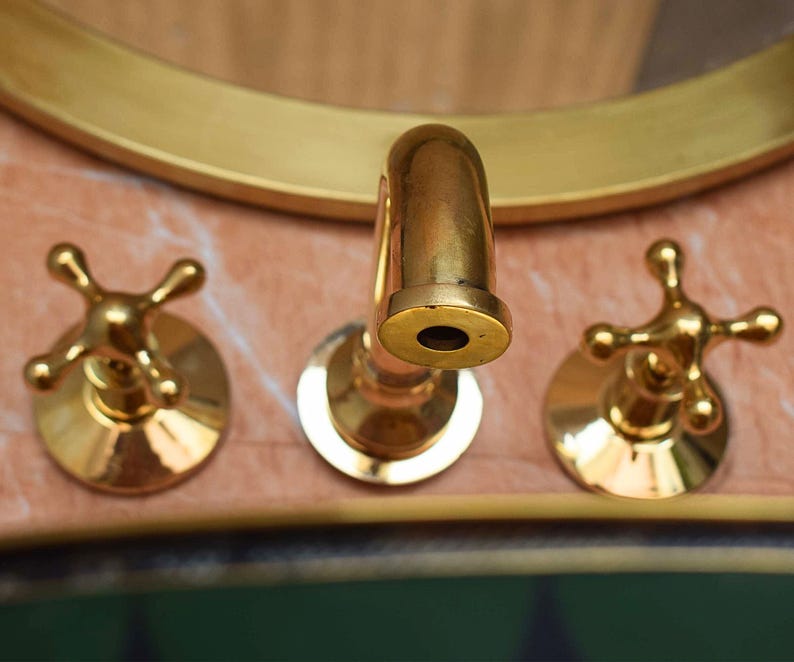Engraved Moroccan Wall-Mount Faucet